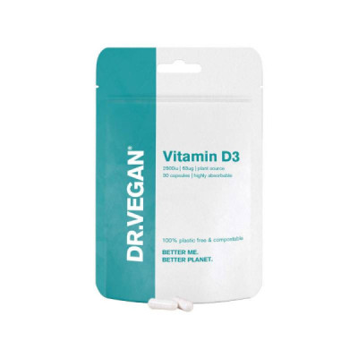 Dr. Vegan Vitamin D3 30 Cápsulas | Farmácia d'Arrábida