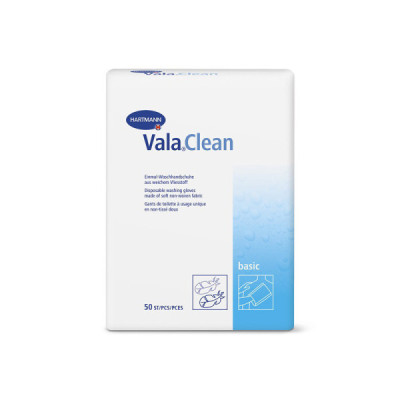 Hartmann Vala Clean Basic Luva Banho x50 | Farmácia d'Arrábida