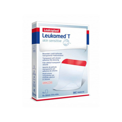 Leukomed T Skin Sensitive x5 8x10cm | Farmácia d'Arrábida