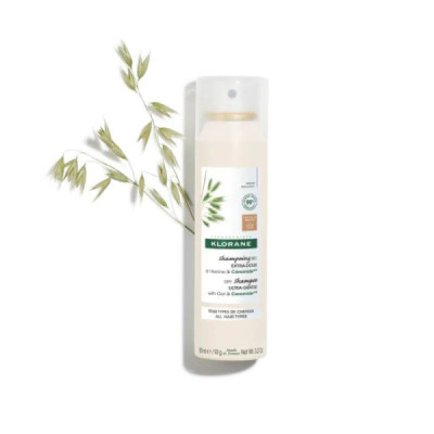 Klorane Capilar Champô Seco Aveia e Ceramida Cor Castanho 50ml