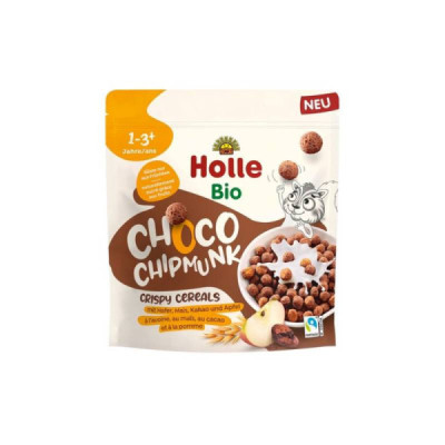 Holle Bio Cereais Choco Chipmunk 125g | Farmácia d'Arrábida