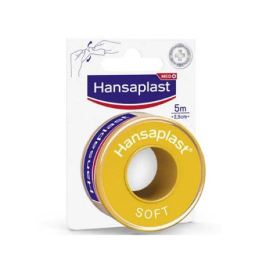 Hansaplast Fita Adesiva Soft 5mx2,5cm | Farmácia d'Arrábida