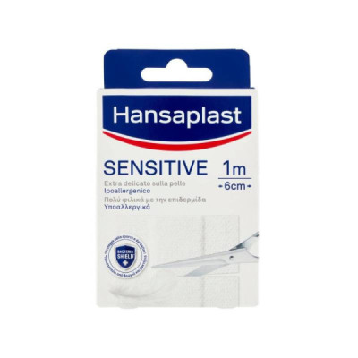 Hansaplast Sensitive Banda 1mx6cm | Farmácia d'Arrábida