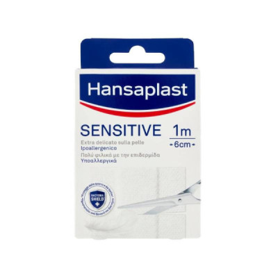 Hansaplast Sensitive Banda 1mx6cm
