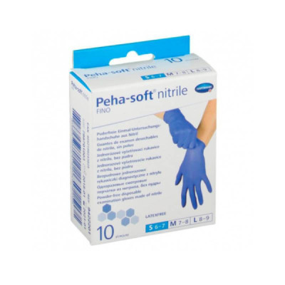 Hartmann Peha-Soft Luva Exame Nitrilo Fino Tam.S x10