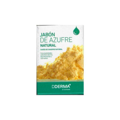 DDERMA Sabonete Enxofre Natural 100g | Farmácia d'Arrabida