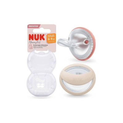 Nuk MommyFeel Chupetas Silicone Rosa 0-9M