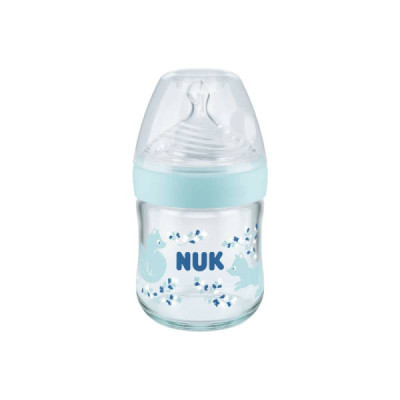 Nuk Nature Sense Biberão Vidro Tetina S 0-6M 150ml