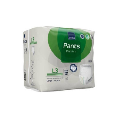 Abena Pants Premium Fraldas Cueca L3 15 Uni. | Farmácia d'Arrábida