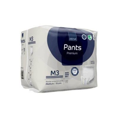 Abena Pants Premium Fraldas Cueca M3 15 Uni. | Farmácia d'Arrábida