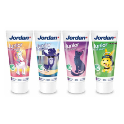 Jordan Junior Pasta de Dentes 6-12Anos 50ml | Farmácia d'Arrábida