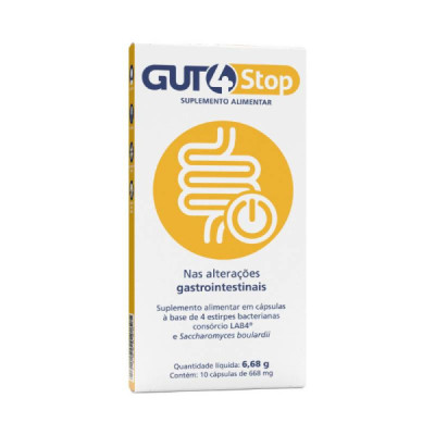 Gut4 Stop Cápsulas x10 | Farmácia d'Arrábida