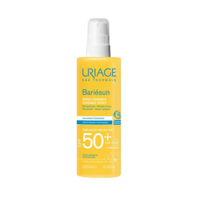 Uriage Bariésun Spray Invisível Sem Perfume FPS50+ 200ml | Farmácia d'Arrábida
