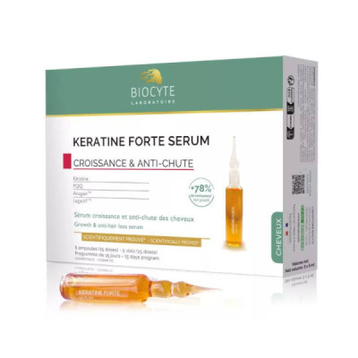 Biocyte Keratine Forte Sérum Antiqueda Ampolas x5 | Farmácia d'Arrábida