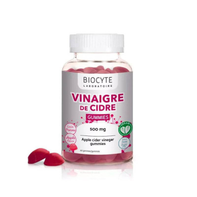 Biocyte Vinagre de Cidra Gomas x60 | Farmácia d'Arrábida