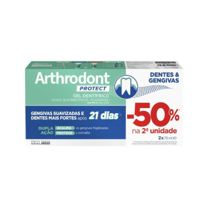 Arthrodont Protect Gel Dentífrico Dentes e Gengivas -50% na 2ªunidade | Farmácia d'Arrábida