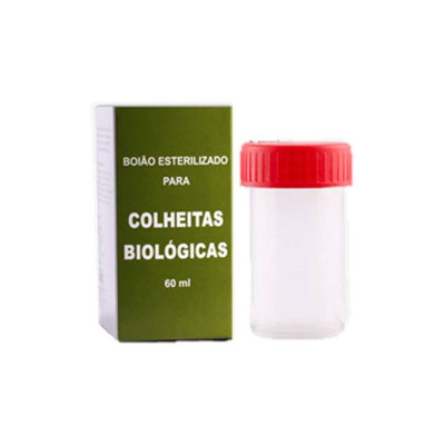 Boião Esterilizado para Colheita 60ml | Farmácia d'Arrábida