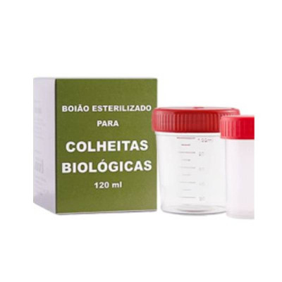 6020107 Boião Esterilizado para Colheita 120ml