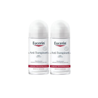 Eucerin Anti-Transpirante Roll-On Forte 48h Duo | Farmácia d'Arrábida