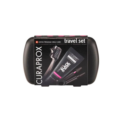 Curaprox Black Is White Kit de Viagem | Farmácia d'Arrábida