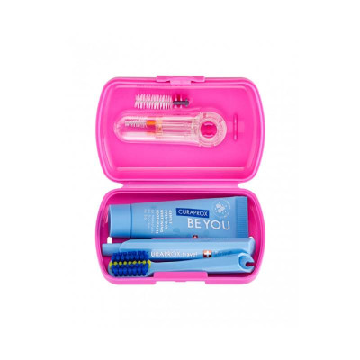 Curaprox Ortho Kit de Viagem Rosa