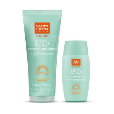 Martiderm Sun Care Active Loção FPS50+ + Martiderm Sun Care Active D Fluid FPS50+