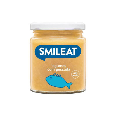 Smileat Boião de Legumes com Pescada +6M 230g | Farmácia d'Arrábida