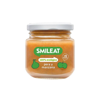 8437017636113 Smileat Boião Pera e Maçã +6M 130g