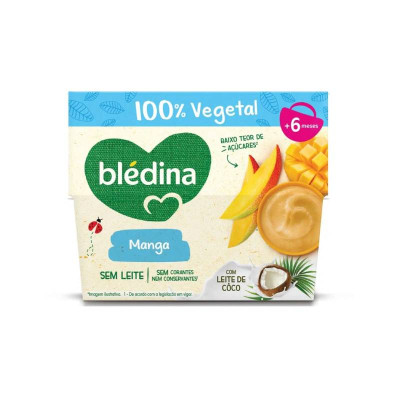 7093484 Blédina Manga com Leite Côco Tacinhas +6M 4x95g