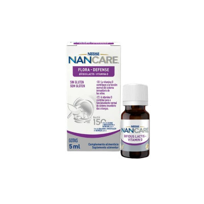 Nancare Flora - Defense B.lactis e Vitamina D 5ml | Farmácia d'Arrábida