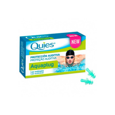 Quies Aquaplug Tampões Silicone x2
