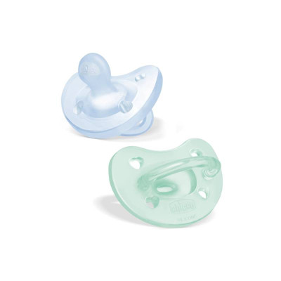 7409698 Chicco Physioforma Soft Chupetas Azul/Verde 2-6M
