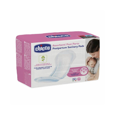 7291104 Chicco Pensos Higiénicos Pós-parto x10
