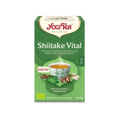 Yogi Tea Bio Chá Shitake Vital 17 Saquetas  | Farmácia d'Arrábida