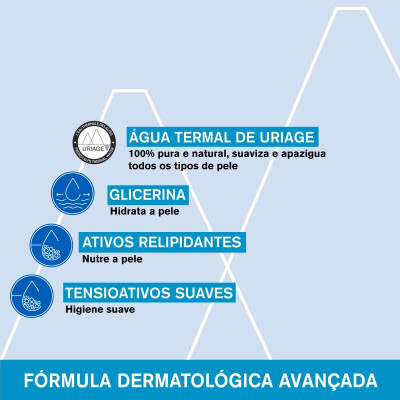 Uriage Surgras Gel Limpeza 1L | Farmácia d'Arrábida