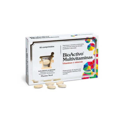 BioActivo Multivitaminas 60 Comprimidos | Farmácia d'Arrábida