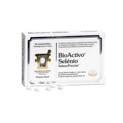 BioActivo Selénio 60 Comprimidos | Farmácia d'Arrábida