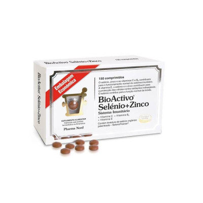 BioActivo Selénio+Zinco 150 Comprimidos | Farmácia d'Arrábida