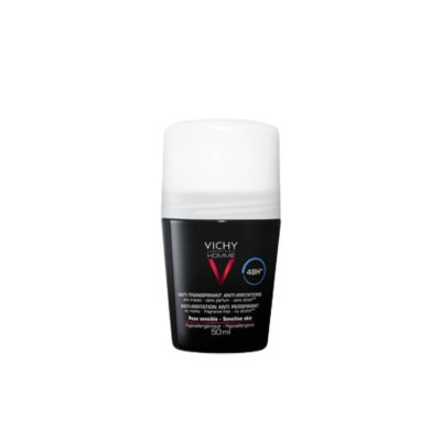 Vichy Homme Desodorizante Antitranspirante 48h 50ml | Farmácia d'Arrábida
