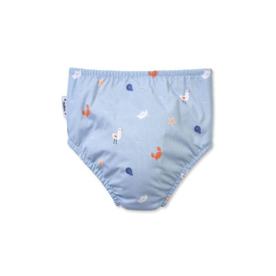 Saro Fralda de Banho Azul 9-12M