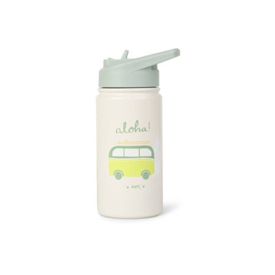 Saro Garrafa Térmica com Palha Creme Aloha 350ml