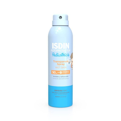 Isdin Fotoprotector Pediatrics Transparent Spray Wet Skin FPS50 250ml | Farmácia d'Arrábida