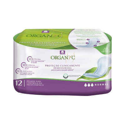 Organyc Penso Incontinência Urinária Normal X12 - 7416172