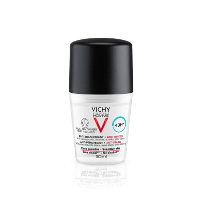 6045849 Vichy Homme Desodorizante Roll-On 48h Antimanchas 50ml