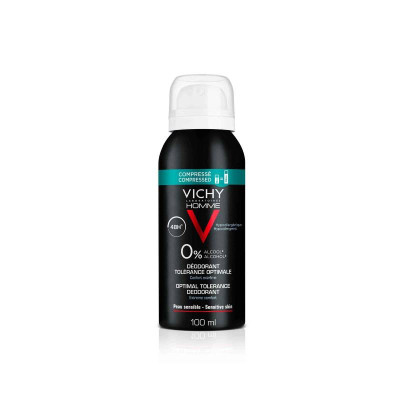 6354720 Vichy Homme Desodorizante Spray Hipoalergénico 48h Tolerância Ótima 100ml