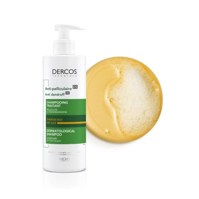 Dercos Champô Anticaspa Seca 390ml  | Farmácia d'Arrábida