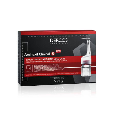 7005959 Dercos Aminexil Clinical 5 Homem 6mlx21 Ampolas