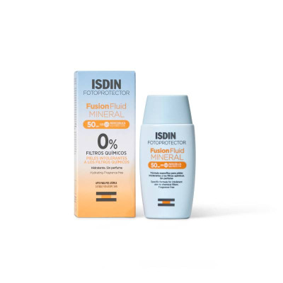6529941 ISDIN Fotoprotector Fusion Fluid Mineral Rosto SPF50 50ml