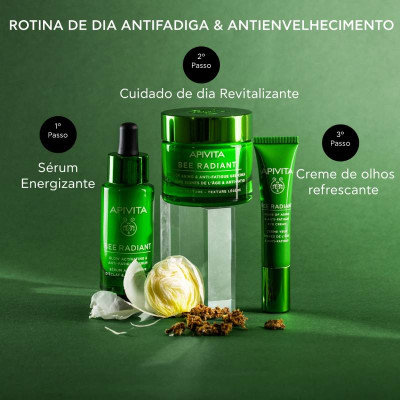Apivita Bee Radiant Gel-creme Envelhecimento & Antifadiga Textura Ligeira 50ml | Farmácia d'Arrábida