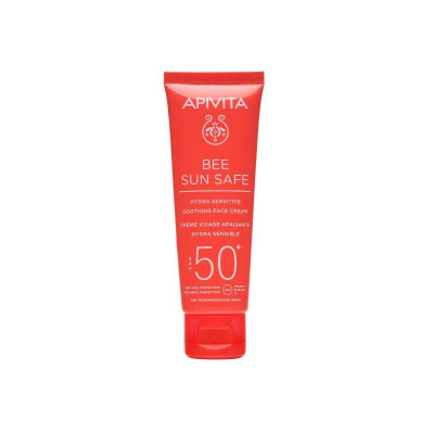 6633610 Apivita Bee Sun Safe Creme Apaziguante Hidra Sensitive SPF50+ 50ml